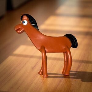 Vintage Pokey Horse Bendable Rare Gumby Toy Collectible B5
